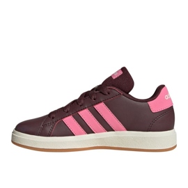 Adidas Grand Court 2.0 Lifestyle Tennis Lace-Up JR JR5111 Zapatos rojo 5