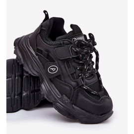 Zapatillas para niños en la plataforma negra negro 4