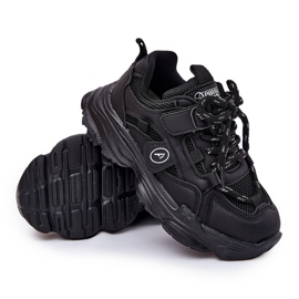 Zapatillas para niños en la plataforma negra negro 6