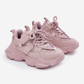Zapatillas para niños en la plataforma rosa rosado 1