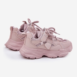 Zapatillas para niños en la plataforma rosa 2