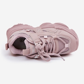 Zapatillas para niños en la plataforma rosa rosado 3