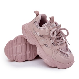 Zapatillas para niños en la plataforma rosa rosado 9