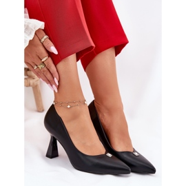 Bombas elegantes en el Pon negro Vinceza 62222 8