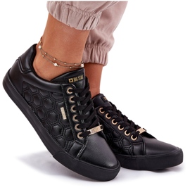 Zapatillas de deporte femenino con eco cuero big star rr274323 negros 9