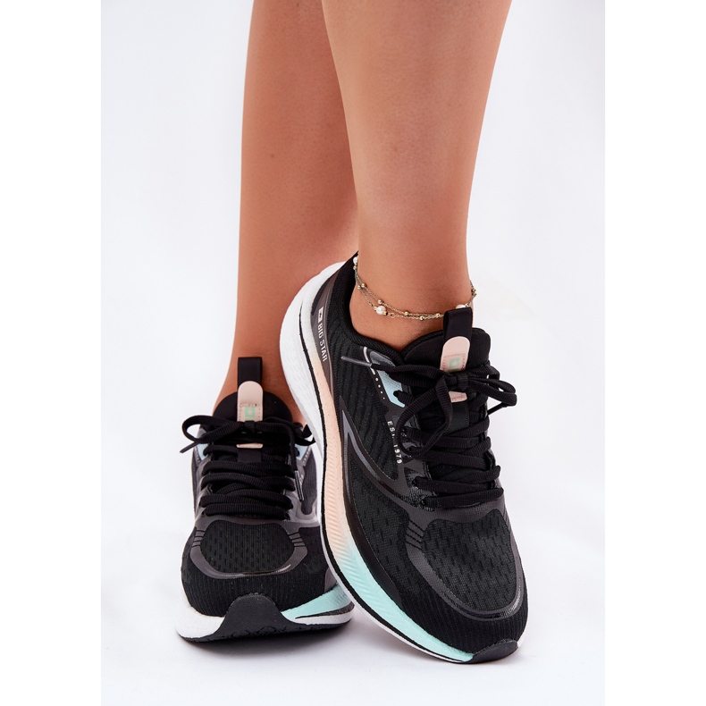 Zapatos deportivos femeninos Big Star RR274A160 Hi-Polish System Black negro 2