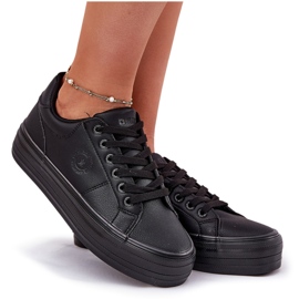 Eco Leather Women's Sneakers en la plataforma Big Star RR274299 Negro 10