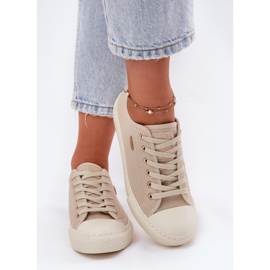 Zapatillas de deporte de material para mujeres Big Star RR274767 beige 1