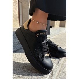 Zapatillas de deporte femenino con eco cuero big star rr274257 negro 2
