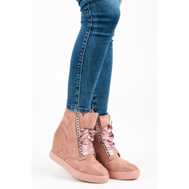 Seastar Zapatillas rosas con cremallera rosado 1
