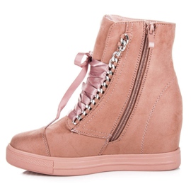 Seastar Zapatillas rosas con cremallera rosado 2