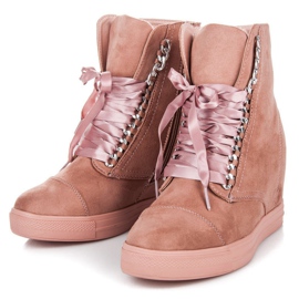 Seastar Zapatillas rosas con cremallera rosado 4