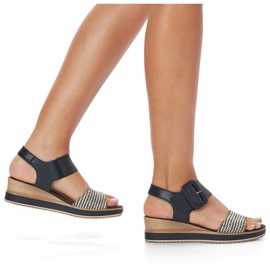 Rieker Sandalias cuña piel Remonte W RKR646 14