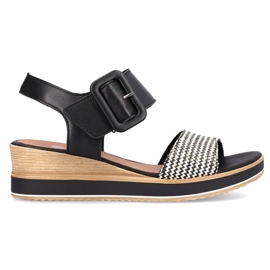 Rieker Sandalias cuña piel Remonte W RKR646 22