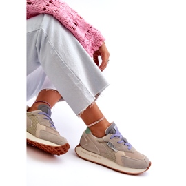 Zapatillas de Mujer con Sistema Memory Foam Plataforma Big Star NN274681 Beige 1