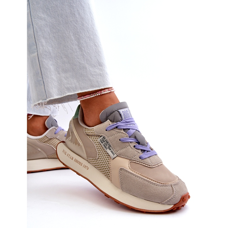 Zapatillas de Mujer con Sistema Memory Foam Plataforma Big Star NN274681 Beige 3 Zapatillas de Mujer con Sistema Memory Foam Plataforma Big Star NN274681 Beige 3