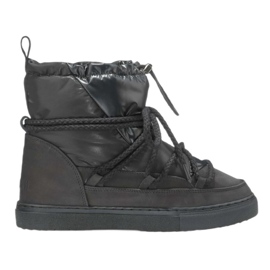 Zapatos bajos Inuiki Puffer 70202-055 negro 4