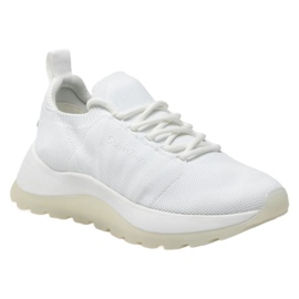 Zapatos con cordones y suela de 2 piezas Calvin Klein W HW0HW01337 blanco 8