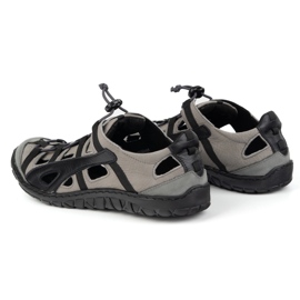 Olivier Zapatos de cuero para hombres, bicicleta aireada 262 kz gris 4