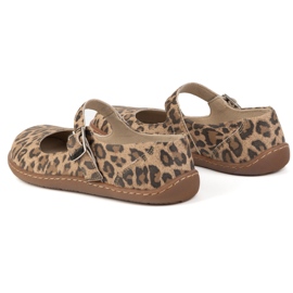 Ballerinas Women Ballerinas Olivier 1286 - Zapatos de cuero con una hebilla para las estilizaciones de Panther todos los días y elegantes marrón 11