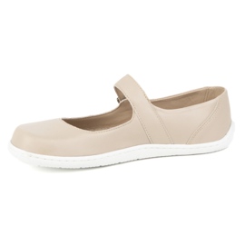 Ballerinas Women Ballerinas Olivier 1286 - Zapatos de cuero con una hebilla para las estilizaciones cotidianas y elegantes beige 12