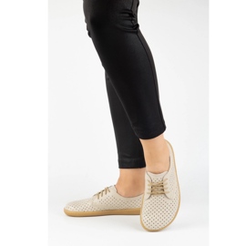 Olivier Zapatillas de zapatillas minimalistas de mujer descalzo 1288pol beige 1