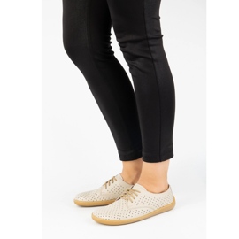 Olivier Zapatillas de zapatillas minimalistas de mujer descalzo 1288pol beige 11