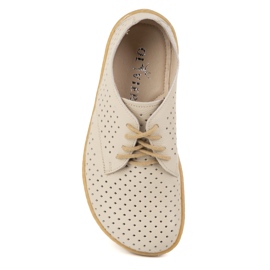 Olivier Zapatillas de zapatillas minimalistas de mujer descalzo 1288pol beige 8