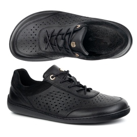 Olivier Zapatillas de zapatillas minimalistas de mujeres descalzos 1769pol negro 7