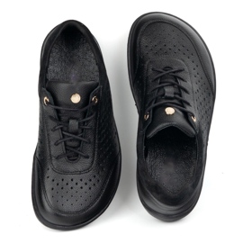 Olivier Zapatillas de zapatillas minimalistas de mujeres descalzos 1769pol negro 6