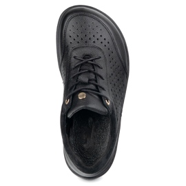 Olivier Zapatillas de zapatillas minimalistas de mujeres descalzos 1769pol negro 8