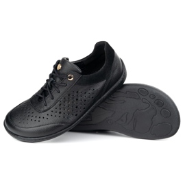 Olivier Zapatillas de zapatillas minimalistas de mujeres descalzos 1769pol negro 4