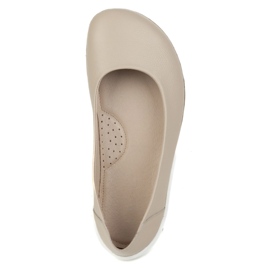Olivier Las bombas minimalistas de mujeres descalzos resbalaron 1771pol beige 7