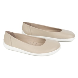 Olivier Las bombas minimalistas de mujeres descalzos resbalaron 1771pol beige 5