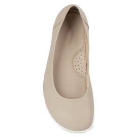 Olivier Las bombas minimalistas de mujeres descalzos resbalaron 1771pol beige 8