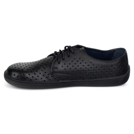 Olivier Sneakers de fletas de trabajo minimalistas de mujer descalzo de mujeres 1288 Pol Black negro 1