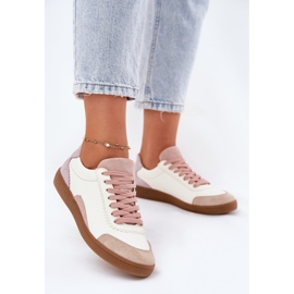 Zapatillas de cuero para mujeres Zazoo N1220 White blanco 3