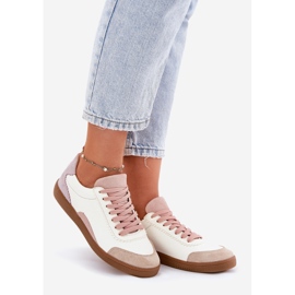 Zapatillas de cuero para mujeres Zazoo N1220 White blanco 1