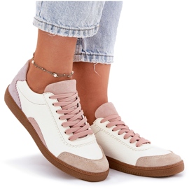 Zapatillas de cuero para mujeres Zazoo N1220 White blanco 11