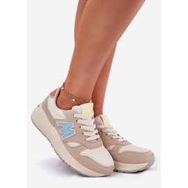 Evento Zapatillas con Plataforma para Mujer, Beige 1