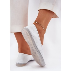 Ballerinas de cuero Maciejka T3512-11 White blanco 9