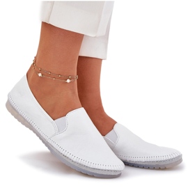 Ballerinas de cuero Maciejka T3512-11 White blanco 10