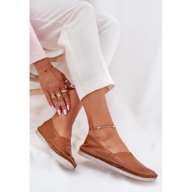Ballerinas de cuero Smooth Maciejka T1930-29 Brown marrón 6