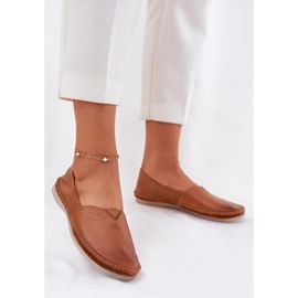 Ballerinas de cuero Smooth Maciejka T1930-29 Brown marrón 2