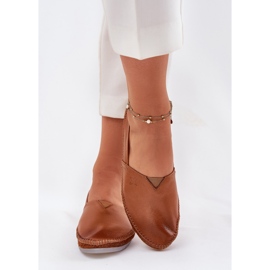 Ballerinas de cuero Smooth Maciejka T1930-29 Brown marrón 3