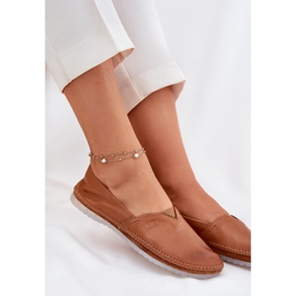 Ballerinas de cuero Smooth Maciejka T1930-29 Brown marrón 7