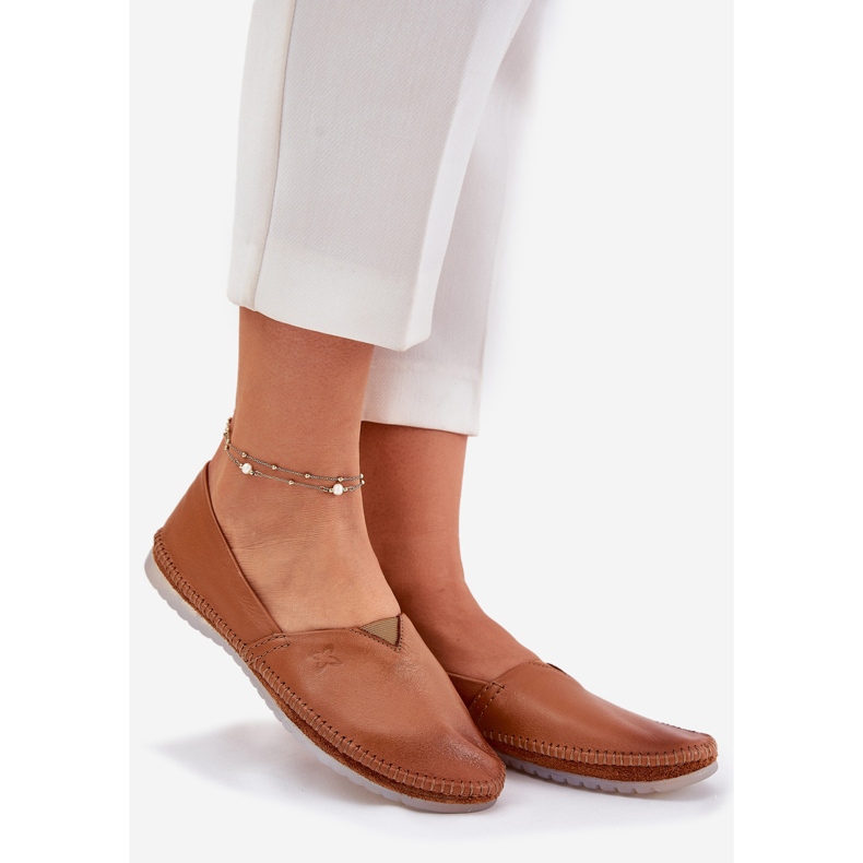 Ballerinas de cuero Smooth Maciejka T1930-29 Brown marrón 1