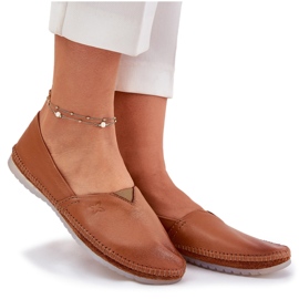 Ballerinas de cuero Smooth Maciejka T1930-29 Brown marrón 9