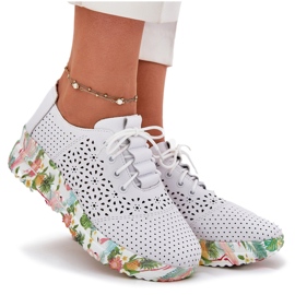 Zapatos de mujer de cuero para mujeres para el Artiker 56C1532 White blanco 11