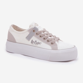 Zapatillas para mujeres en la plataforma Lee Cooper LCW-25-31-3479L blanco 4